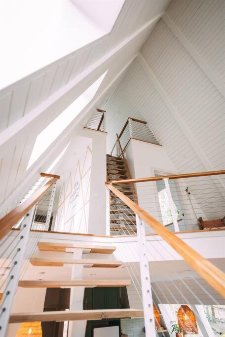 Dunlap Hollow A-Frame Rockbridge Eksteriør billede