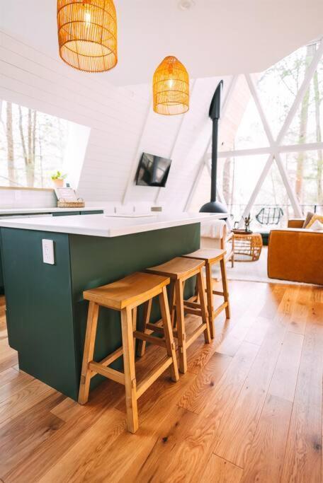 Dunlap Hollow A-Frame Rockbridge Eksteriør billede