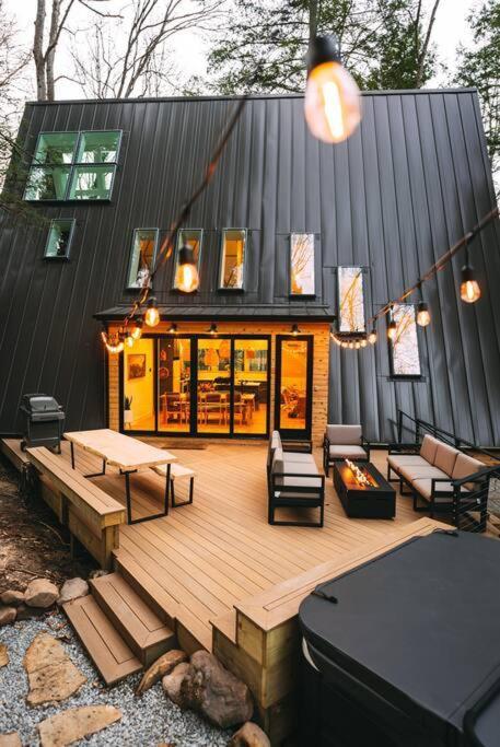 Dunlap Hollow A-Frame Rockbridge Eksteriør billede
