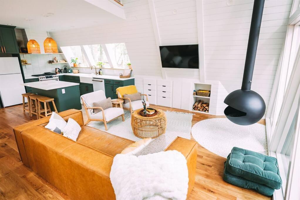 Dunlap Hollow A-Frame Rockbridge Eksteriør billede