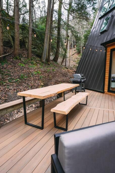 Dunlap Hollow A-Frame Rockbridge Eksteriør billede